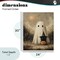 Stupell Industries Ghost with Black Kitten Framed Giclee, design by Arlington Prints